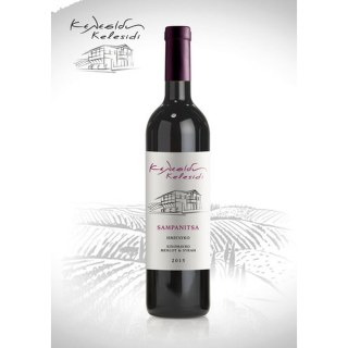 Ξινόμαυρο merlot & syrah  ερυθρός ημίγλυκος Κελεσίδης 750ml