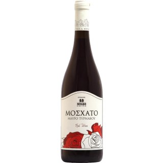 Μοσχάτο ερυθρός Τυρνάβου Μίγας 750ml