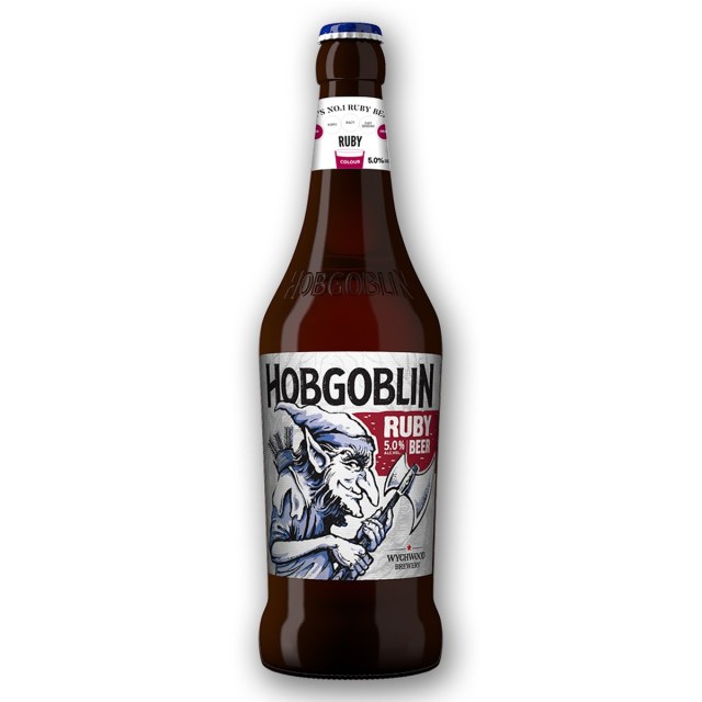 Hobgoblin Ruby, bottle & can 500ml