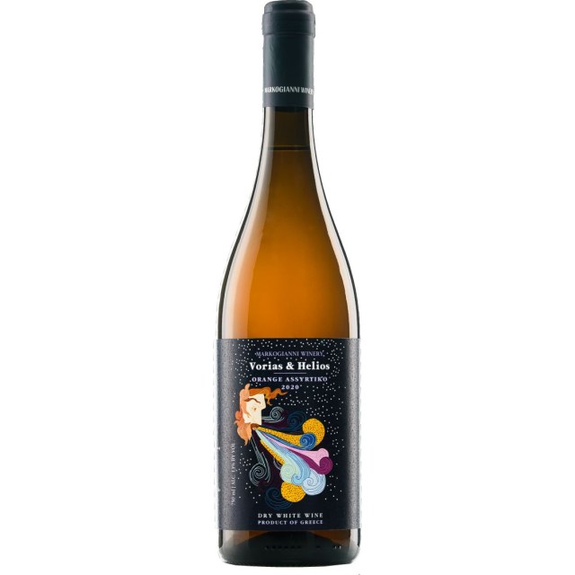 “Vorias & Helios” Orange Ασύρτικολευκός ξηρός Μαρκόγιαννη 750ml