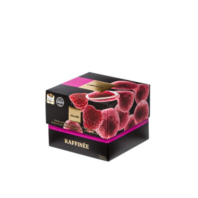 chocoMe Freeze-dried raspberry coated with white chocolate 120gr