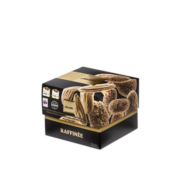 chocoMe Sicilian almonds coated with Guérande salty blonde chocolate and crispy wafer 120gr