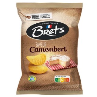 Brets Chips Camembert 125gr