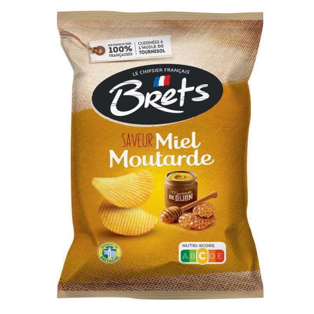 Brets Chips Miel Moutarde 125gr