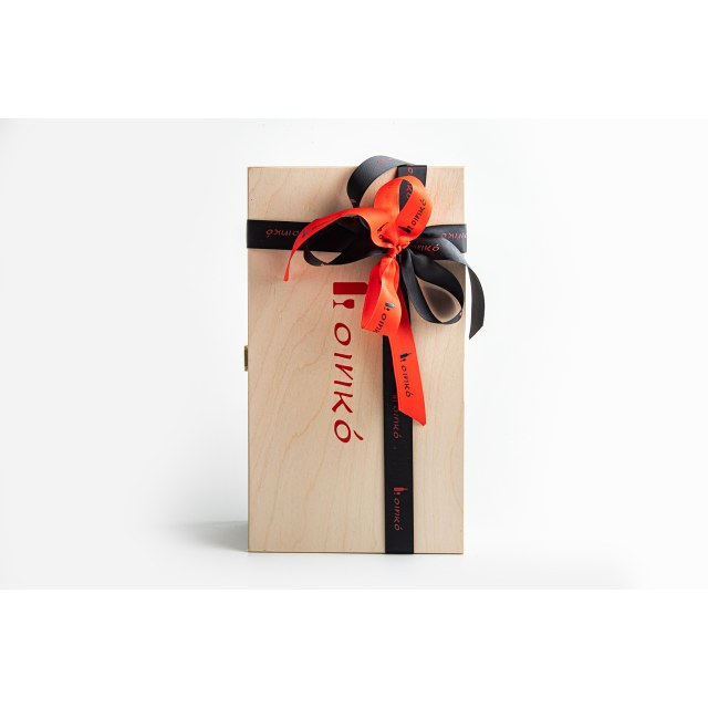 Κασετίνα ξύλινη δύο θέσεων Οινικό 