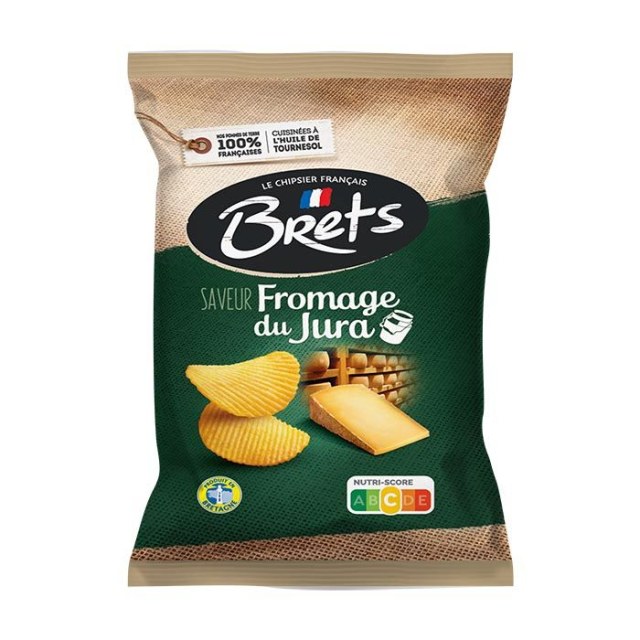 Brets Chips Fromage du Jura 125gr