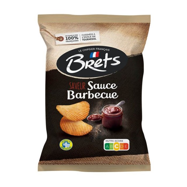 Brets Chips Sauce Barbecue 125gr