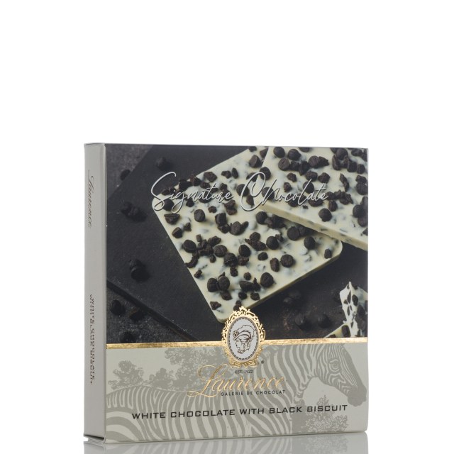 Laurence Signature ΛΕΥΚΗ ΜΕ ΜΑΥΡΟ ΜΠΙΣΚΟΤΟ 100gr