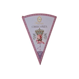 Choco pizza white chocolate with stawberry and biscuits 80gr