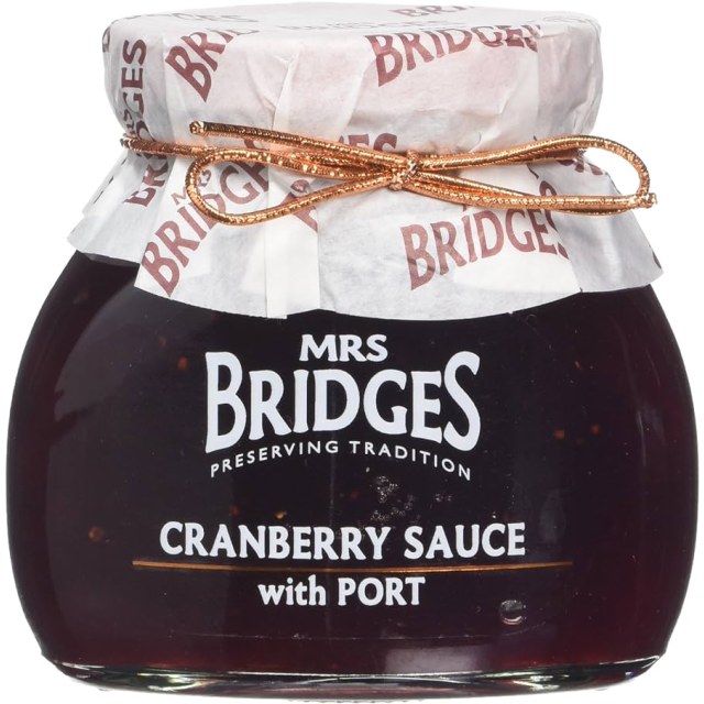 Mrs Bridges Cranberry Sauce With Port 340gr