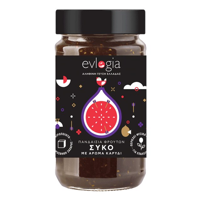 Μαρμελάδα σύκο καρύδι Evlogia 280gr
