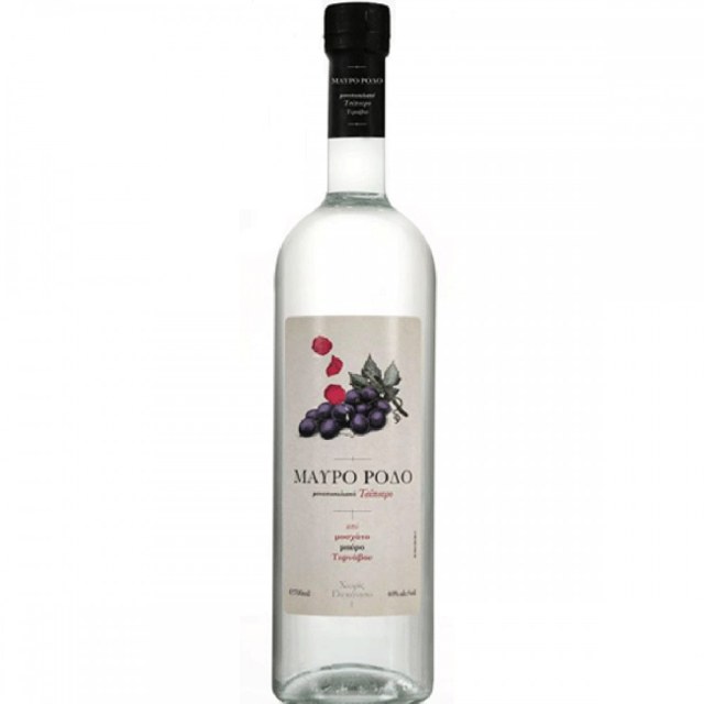 Μαύρο Ρόδο, Μονοποικιλιακό Τσίπουρο, Χωρίς Γλυκάνισο 200ml