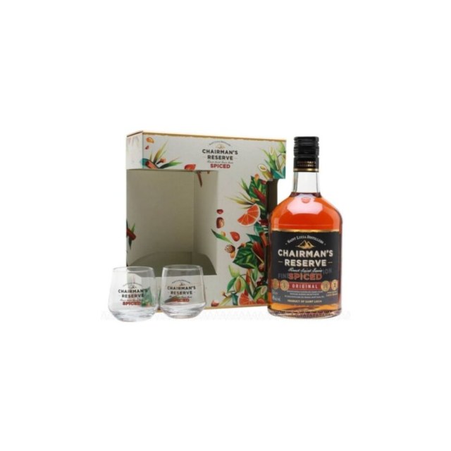 Chairman’s Reserve Spiced Rum Gift Pack 700ml