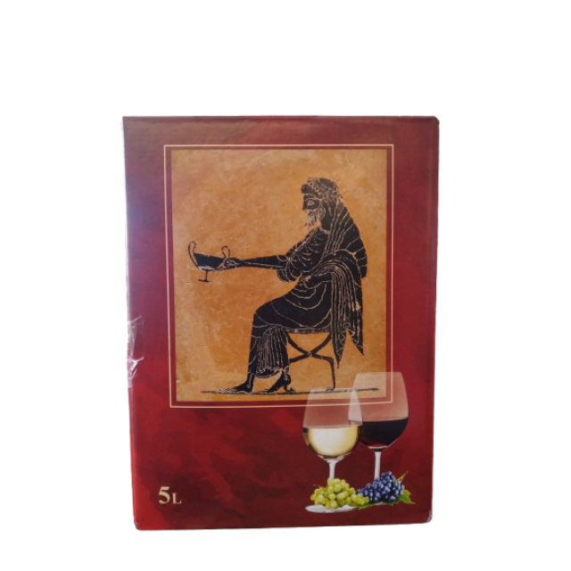 ΞΙΝΟΜΑΥΡΟ ΕΡΥΘΡΟΣ ΞΗΡΟΣ ΑΣΚΟΣ 5L ΤΑΡΑΛΑΣ