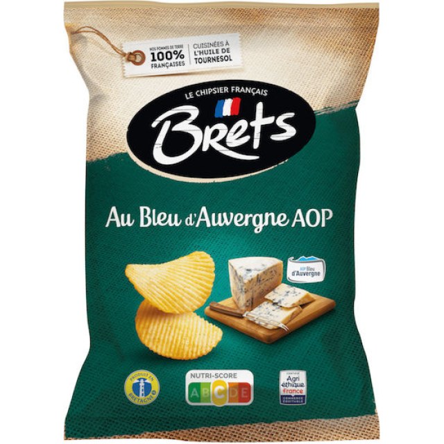 Brets Chips Bleu D'auvergne Aop 125gr