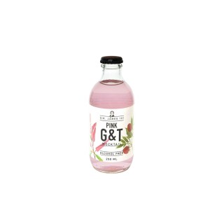 SIR JAMES PINK GIN & TONIC MOCKTAIL ALCOHOL FREE 250 ml 