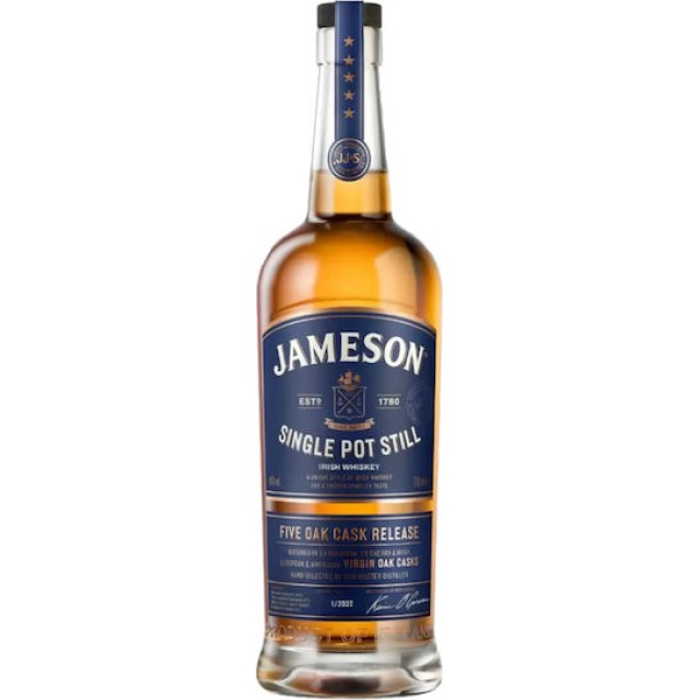 JAMESON IRISH WHISKY SINGLE POT STILL 700ml